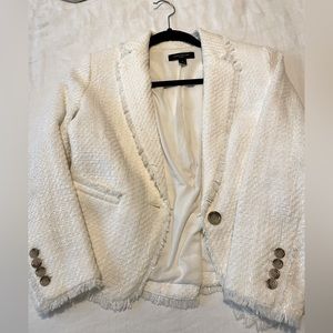 Ann Taylor white blazer